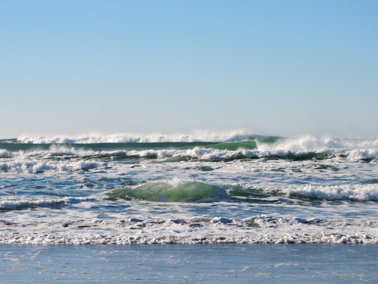 beach, waves, ocean